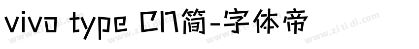 vivo type CN简字体转换